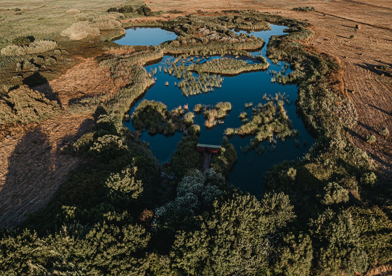 vilamoura environmental park aerial view